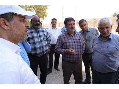 بازدید معاون نظارت بربهره برداری آب و مدیرکل حراست آبفا کشور از تصفیه خانه گروه ملی فولاد ایران